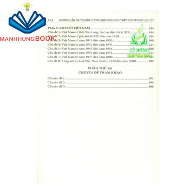 Sách - Hướng Dẫn Ôn Thi Bồi Dưỡng Học Sinh Giỏi Trung Học Phổ Thông Chuyên Đề Lịch Sử