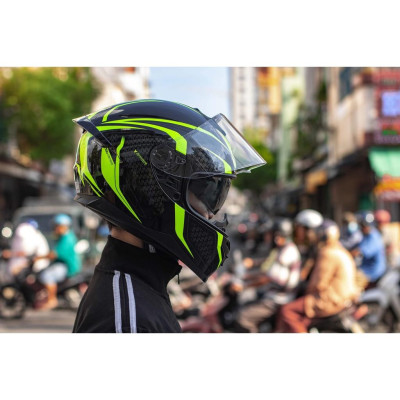 MŨ BẢO HIỂM FULLFACE 2 KÍNH YOHE 967 PLUS - GARA20