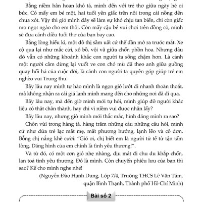 Sách - Tinh Tuyển Những Bài Văn Tự Sự Và Biểu Cảm Đạt Giải Theo Hướng Mở Bồi Dưỡng Học Sinh Giỏi Lớp 6