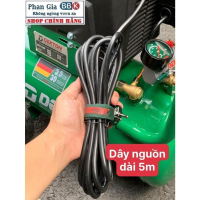 Máy Nén Khí Dekton DK-AC30DR 3.5HP/2500W/ Có Dầu / Bình 30L - Lưu Lượng 170L/Phút- Lên hơi nhanh.