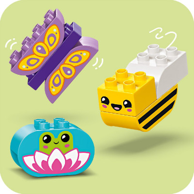 LEGO DUPLO 10444 Đồ Chơi Lắp Ráp Vườn Hoa Sáng Tạo (45 Chi Tiết)