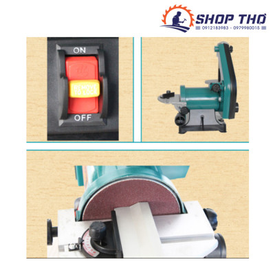 Máy chà nhám đĩa và đai ALLWIN MM493B 300w