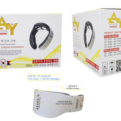 Máy Massage Cổ 5D aYosun TG – S400 ( Hàng Chính Hãng )