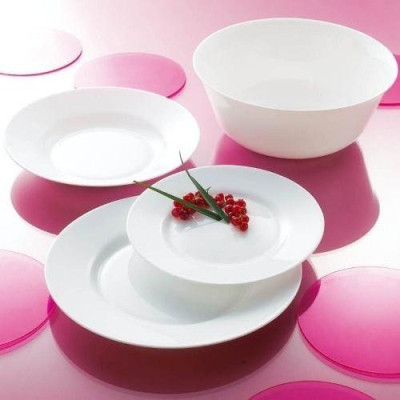 Bộ bát đĩa (tô, chén, dĩa) Luminarc thủy tinh Diwali 10 chi tiết, chịu sốc nhiệt tốt - DWCN10B