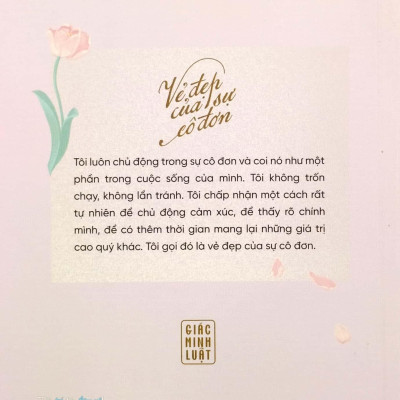 Vẻ Đẹp Của Sự Cô Đơn - Tặng Kèm Bookmark