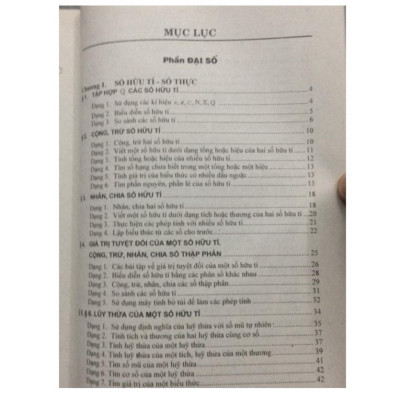 Sách Các Dạng Toán Và Phương Pháp Giải Toán 7 Tập 1