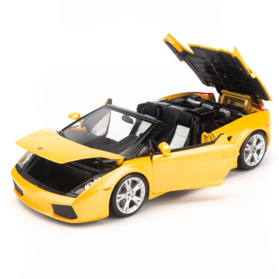 Mô Hình Xe Lamborghini Gallardo Spyder Yellow 1:18 Bburago - MH18-12016