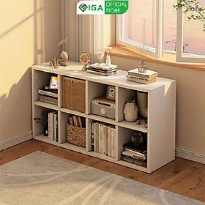 Kệ sách tổ ong 8 hộc để đồ decor phong cách Minimalism thương hiệu IGA - GA22