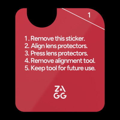 Kính gắn ngoài Camera ZAGG chống va đập dành cho I.P 16/16 Plus/16 Pro/16 ProMax - Hàng chính hãng