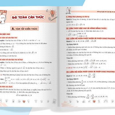 Sách - Sổ tay Luyện thi vào lớp 10 môn Toán (MG)