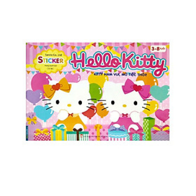 Sticker - H.e.l.l.o K.i.t.t.y - Kitty Ham Vui, Mở Tiệc Thôi (3-8 Tuổi)_MT
