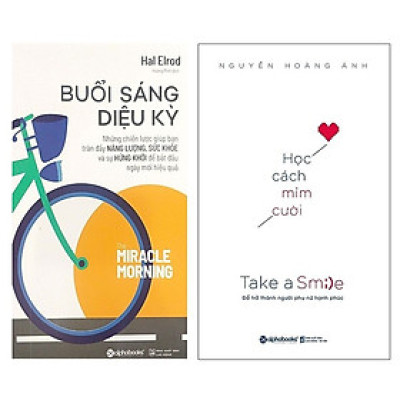 Combo Sách Kỹ Năng Sống :  Buổi Sáng Diệu Kỳ (Tái Bản 2018) +  Học Cách Mỉm Cười
