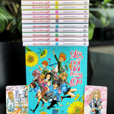 Boxset Lời Nói Dối Tháng Tư - Tặng Kèm 2 Card Nhựa Hình Nhân Vật (Bộ 12 Tập)