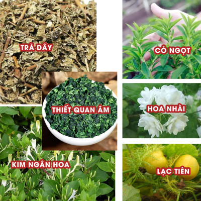 2 Túi Trà Thảo Mộc Kingtea 500g Tặng 1 túi 200g - Tốt Cho Người Đau Dạ Dày, Ổn Định Huyết Áp, Hạ Men Gan , Mỡ Máu Và Ngăn Ngừa Ung Thư Giúp Ngủ Ngon