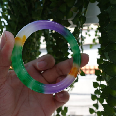 Vòng tay Nữ đá thạch anh 3 màu - T08