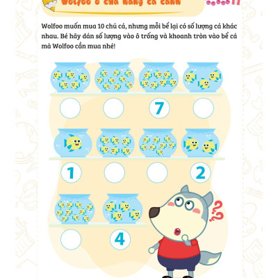 Bộ Sách Wolfoo Khám Phá Toán Học Vui - Tập 1-4 (Bộ 4 Cuốn)