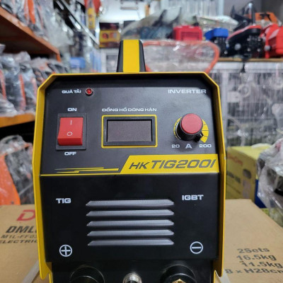 MÁY HÀN TIG DC MỘT CHỨC NĂNG INVERTER 200 AMPE 220V HỒNG KÝ HKTIG200I - HÀNG CHÍNH HÃNG