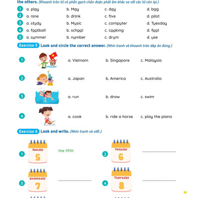 Sách - Phiếu Ôn Hè Tiếng Anh Lớp 4