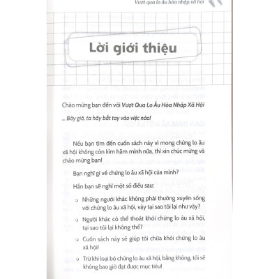 Vượt Qua Lo Âu Hòa Nhập Xã Hội  - Vanlangbooks