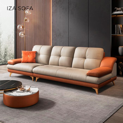 Sofa băng bọc da cao cấp BMSF36 Juno Sofa Kích thước 2m4 x 90cm 