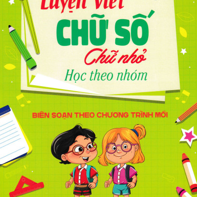 Combo Luyện Viết Chữ Hoa + Chữ Thường + Chữ Số (Chữ Nhỏ - Học Theo Nhóm) (Bộ 3 Cuốn, Khổ 19x27) - HA