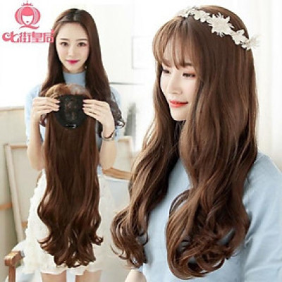 Tóc mái che hói cho nữ- hình thật