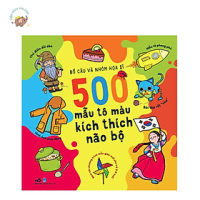 Sách - 500 mẫu tô màu kích thích não bộ