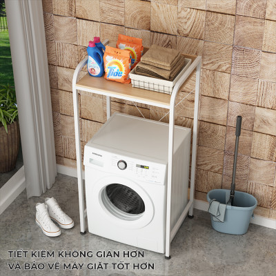 Kệ máy giặt thông minh khung thép chống ghỉ phủ sơn tĩnh điện thương hiệu IGA - GM115