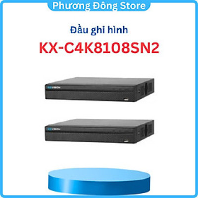Đầu ghi hình camera IP 8 kênh KBVISION KX-C4K8108SN2 độ phân giải lên đến 8 Megapixel, băng thông tối đa 80Mbps,