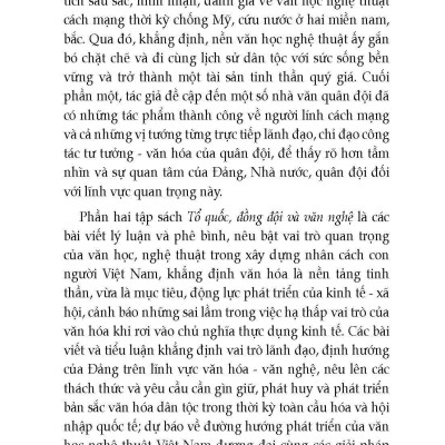 Tổ Quốc Đồng Đội Và Văn Nghệ