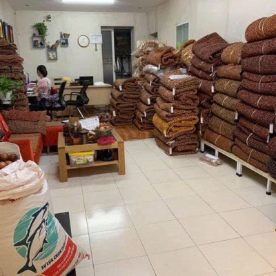 Chiếu Hạt Gỗ Cẩm Cao Cấp - Kích Thước 1,2mx1,9m hạt 1.2cm ( video , hình thật ) 