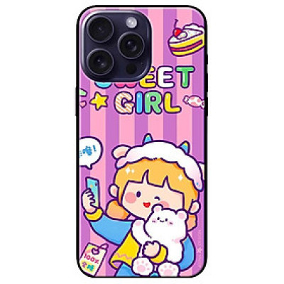 Ốp lưng dành cho Iphone 15 - Iphone 15 Plus - Iphone 15 Pro - Iphone 15 Pro Max - Cô Gái Ngọt Ngào - Hàng Chính Hãng