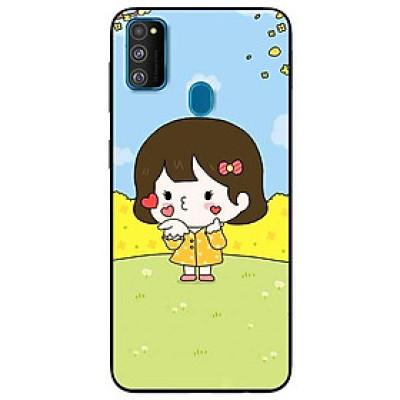 Ốp lưng dành cho Samsung M30 - M30s - M31 mẫu Cô Bé Áo Vàng