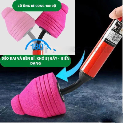 Dụng cụ thông tắc bồn cầu, cống bằng khi nén áp lực siêu mạnh