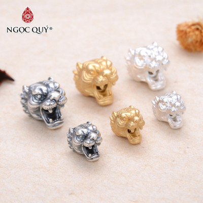 Charm bạc đầu hổ xỏ ngang - Ngọc Quý Gemstones