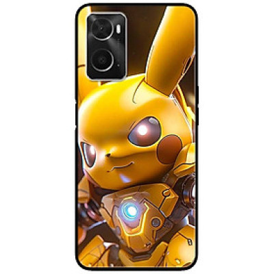 Ốp lưng cho Oppo A36 - A60 4G - A74 - A76 - Oppo A95 4G - A96 4G - Mèo Điện Nâu - Hàng Chính Hãng