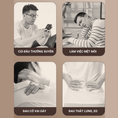 Máy Massage Cổ Vai Gáy RL-20, Con Lăn Silicon Không Gây Đau - Đai Massage Đa Năng Mô Phỏng Kỹ Thuật Massage Số 8