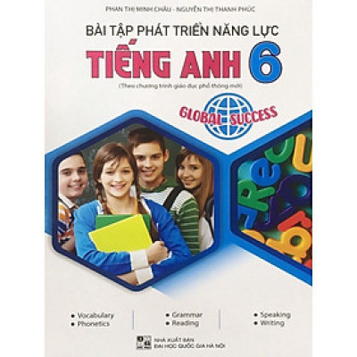 Sách - Bài tập phát triển năng lực tiếng anh 6 - Global Success ( theo chương trình giáo dục phổ thông mới )