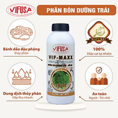 VIF-MAXX - Phân bón dưỡng trái chai 1 lít