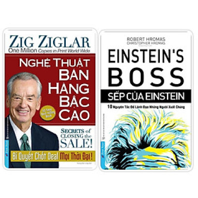 Sách Combo Nghệ thuật bán hàng bậc cao + Sếp của Einstein FirstNews