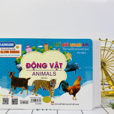 Sách - Flashcard Thế giới quanh em - Giáo dục theo phương pháp Glenn Doman