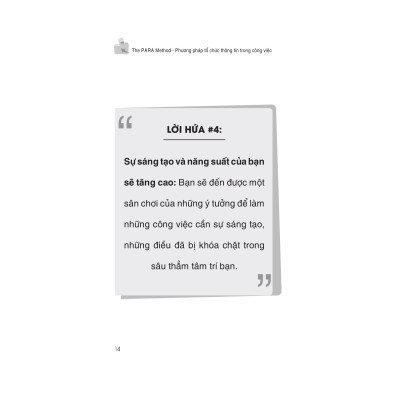 The PARA Method - Phương Pháp Tổ Chức Thông Tin Trong Công Việc - 1980