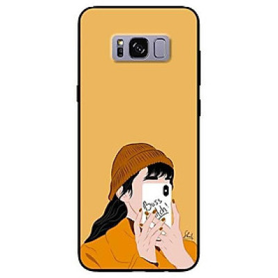 Ốp lưng dành cho Samsung S8 - S8 Plus - S9 Plus mẫu Bé Gái Chụp Ảnh