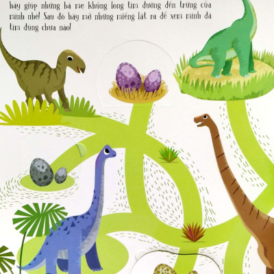 Lift-The-Flap - Lật Mở Khám Phá - Dinosaurs - Thế Giới Khủng Long