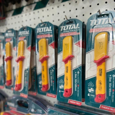 DỤNG CỤ TƯỚC DÂY ĐIỆN CÁCH ĐIỆN LƯỠI CONG TOTAL THIDCK1851 - HÀNG CHÍNH HÃNG