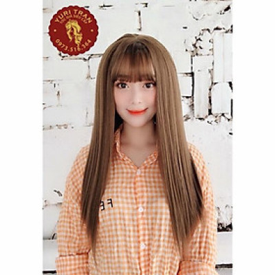 Tóc giả cao cấp️ tóc thẳng lửng- tặng lưới chùm tóc