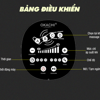 Máy nén ép trị liệu suy giãn tĩnh mạch OKACHI LUXURY JP-2000