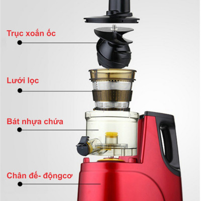 Máy Ép Chậm Cao Cấp Aulux AP-6688 - Hàng Chính Hãng