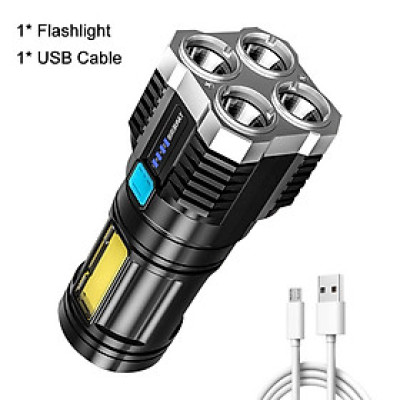 Đèn Pin Cầm Tay Siêu Sáng 4 Bóng Toma S03