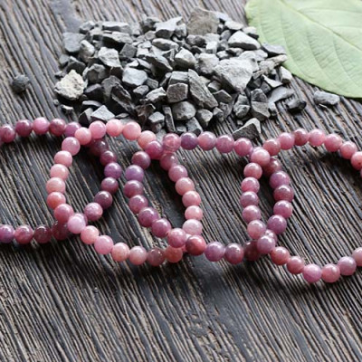 Vòng Ruby (Hồng Ngọc) Nam Phi 7mm Ngọc Quý Gemstones VT127